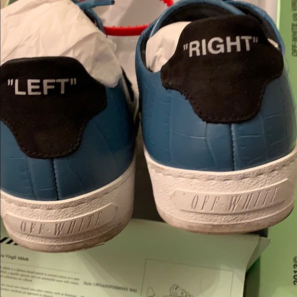 Off white denim carry over sneakers “denim” sz 36 - Picture 6 of 8